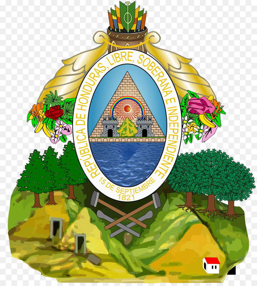 Wappen von Honduras Flagge von Honduras National emblem - nationalen Kongress