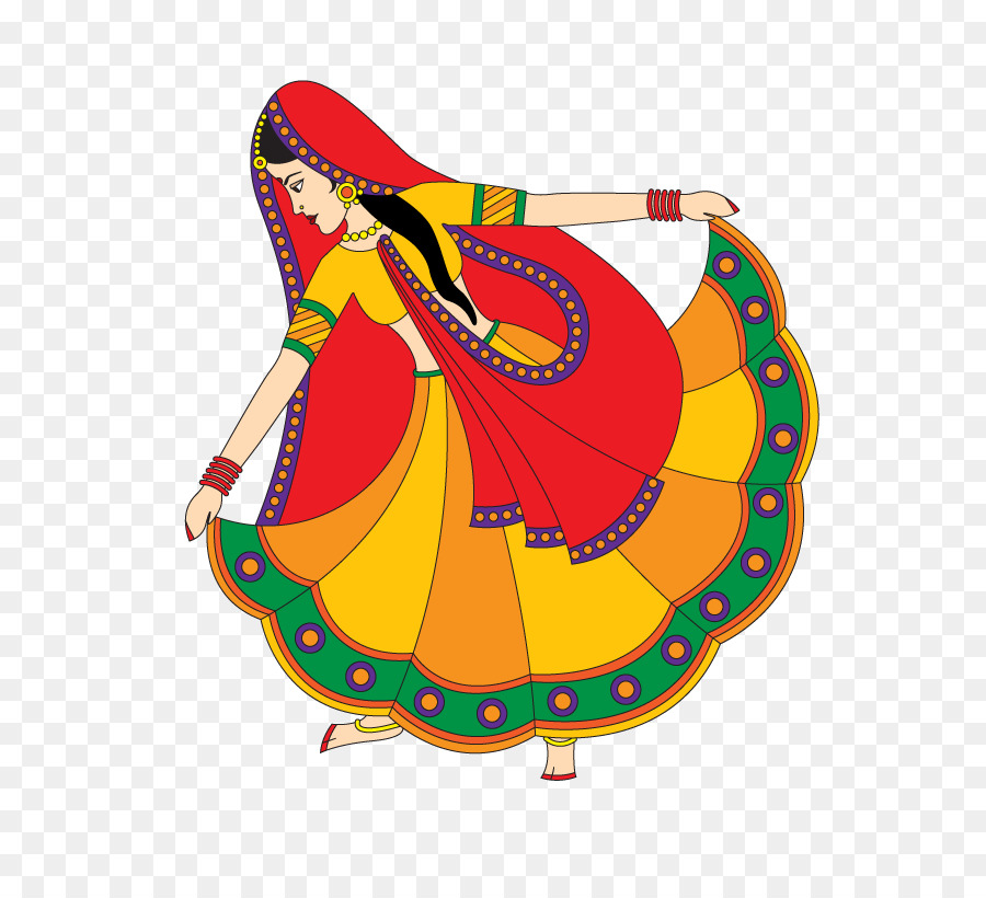 Indian classical dance doodle illustration! by Divya Iyer on Dribbble