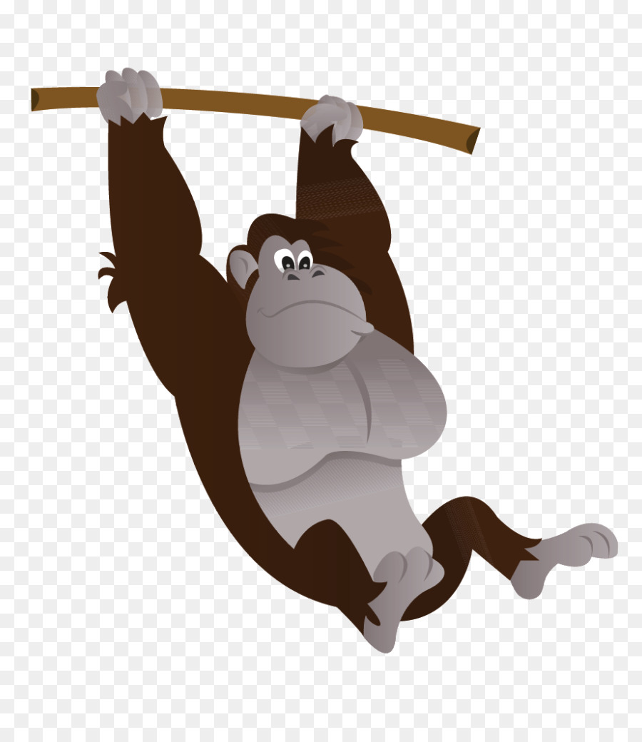 Amazon Sala Giochi Scimmia Bambino Giochi per bambini foresta Amazzonica - gorilla di cartone animato