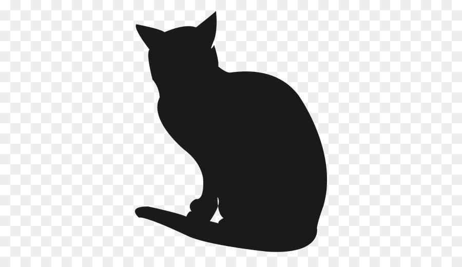 Balinesen Katze Aufkleber Pet Inländischen Kurzhaar-Katze - Schwarzer Katzen Angriff
