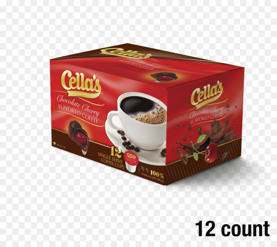 Instant-Kaffee mit Schokolade bedeckt Kirsche Ferrero Rocher Cella ist - Schokolade Geschmack
