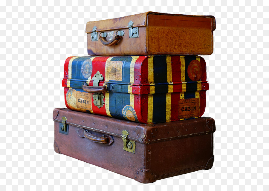 Koffer Gepäck Reise Urlaub - retro Koffer