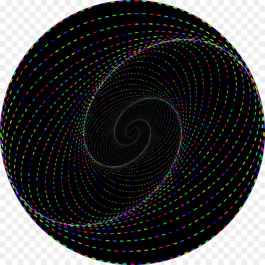 Kreis, Spirale Lila - Kreis