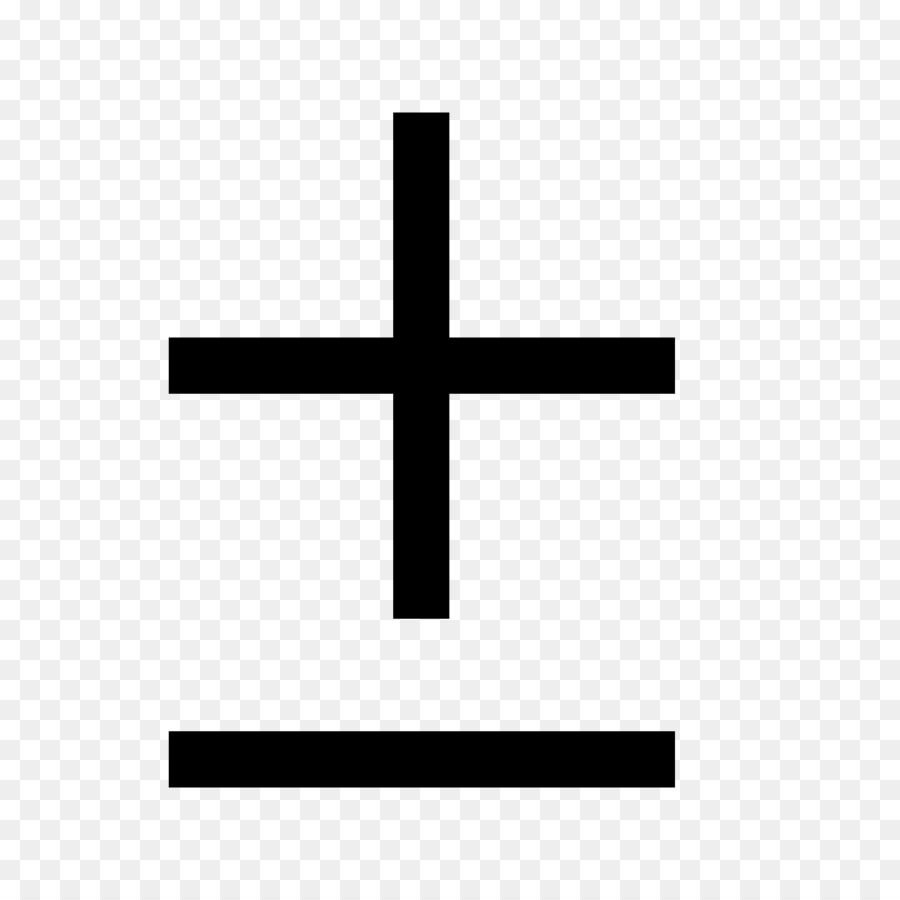 Calcestruzzo Plus-minus segno Meno + - Croce di legno