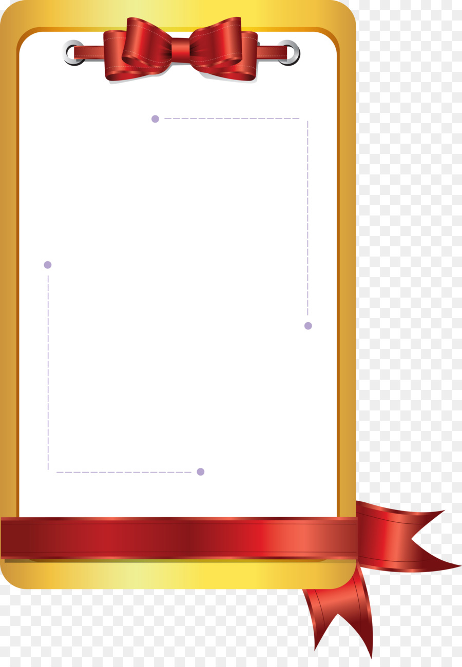 Papier clipart - rote border png