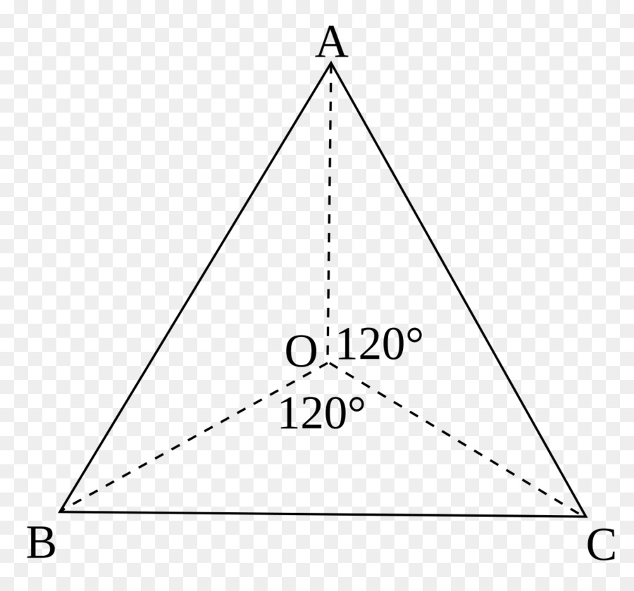 Triangolo equilatero Zona poligono Equilatero Triangolo centro - triangolo clipart
