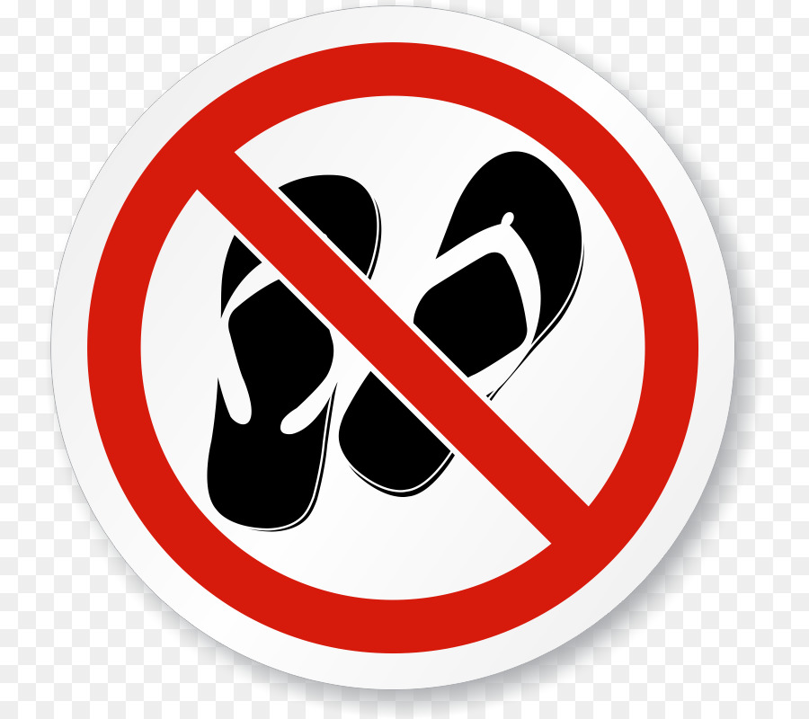 Peep-toe-Schuh Flip-flops Schuhe Clip art - Verbot von Zeichen