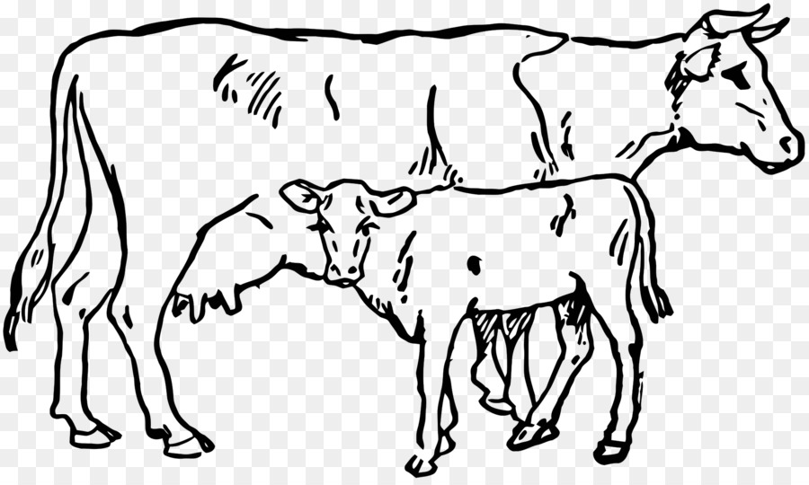 Hereford bestiame Vitello bovini Angus, Clip art - vitello