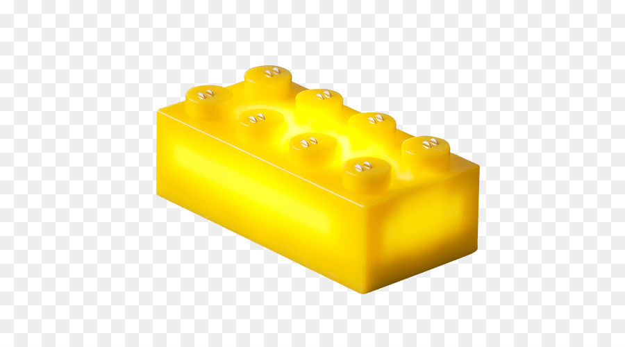 Màu vàng khối Đồ chơi LEGO Hộp - gạch