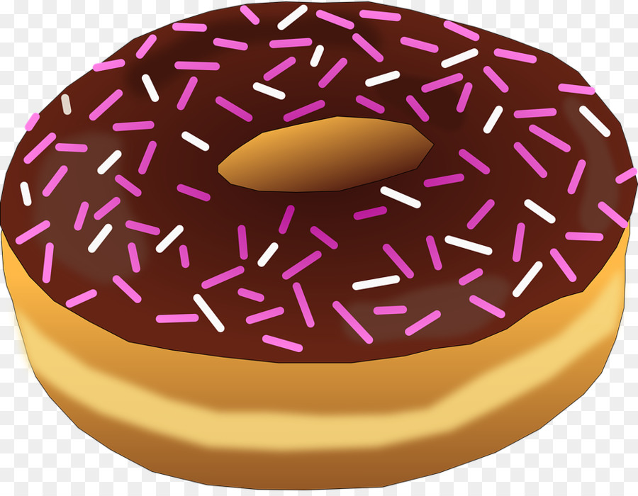 Donuts mit Kaffee und Donuts Streuseln Clip art - Kuchen