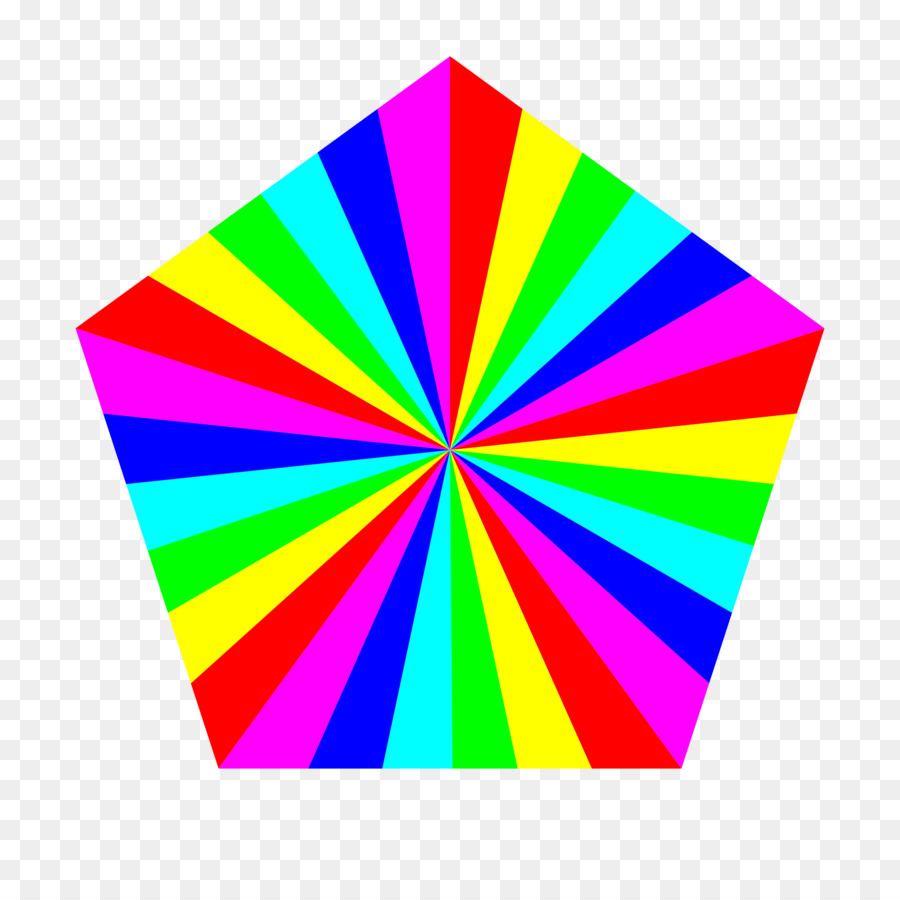 Fünfeck Regelmäßiges Vieleck (polygon) Penrose tiling-Form Clip-art - hand gezeichnet, Vektor