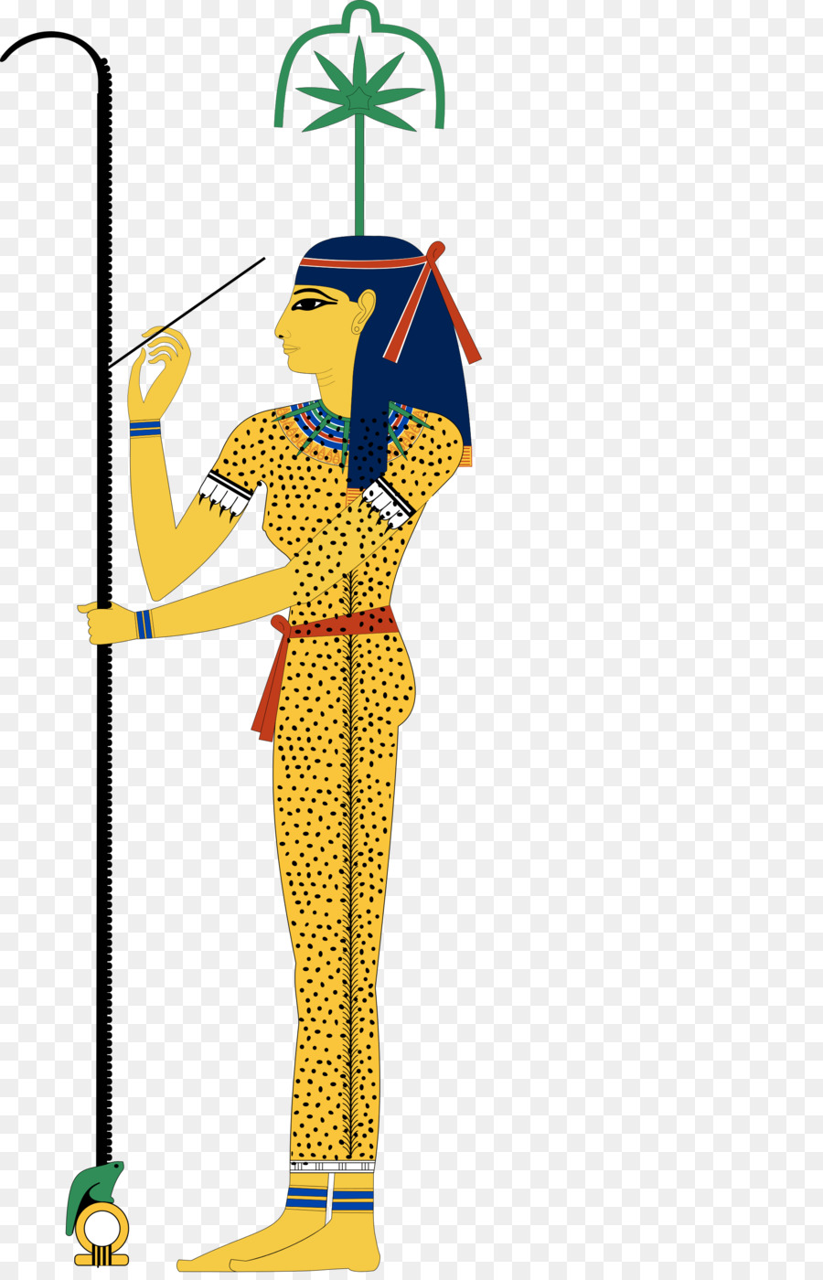 Alte ägyptische Gottheiten, die Göttin Seshat Gottheit - western-Stil-Göttin