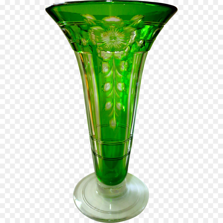 vaso in vetro - smaltato vaso