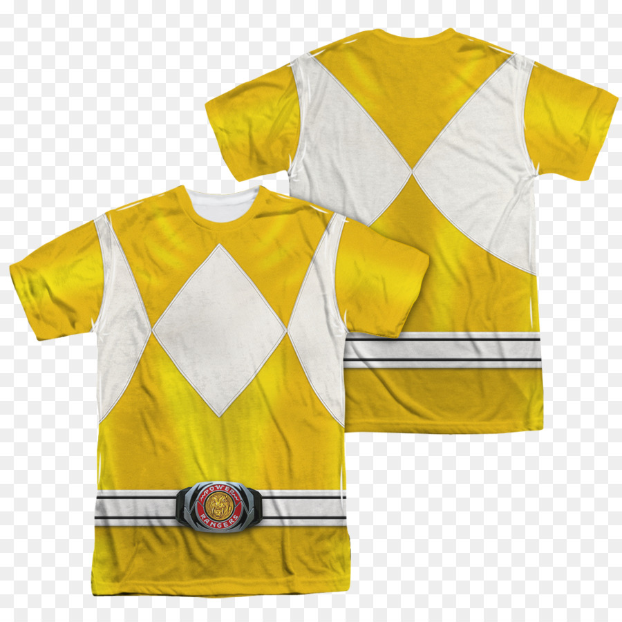 Kimberly Hart-T-shirt Gelb Ranger Kostüm Jersey - Wohnung lag