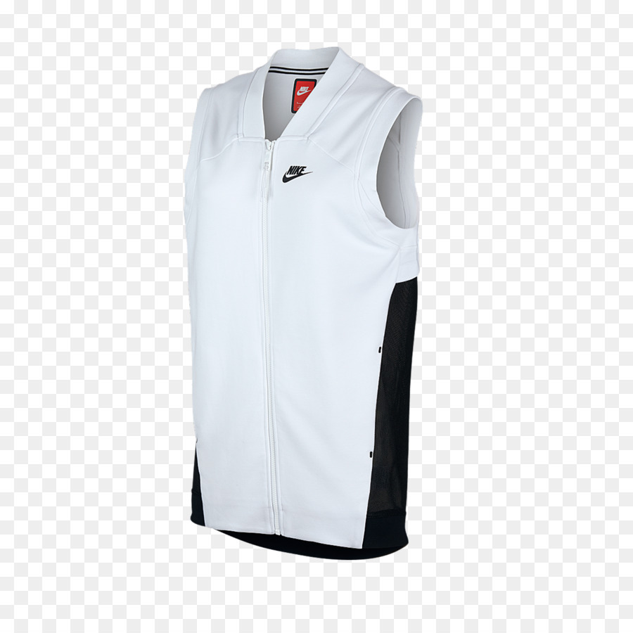 T-shirt Gilets Nike Cực lông cừu Thường - vest màu trắng