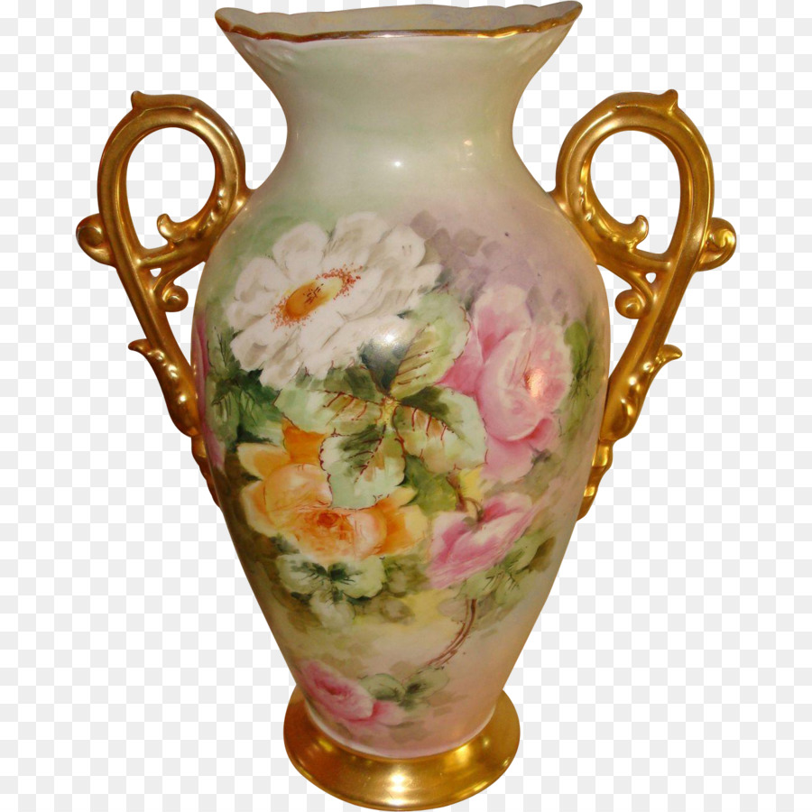 Limoges porcelain Vase Limoges porcelain, Pottery - Antike vase