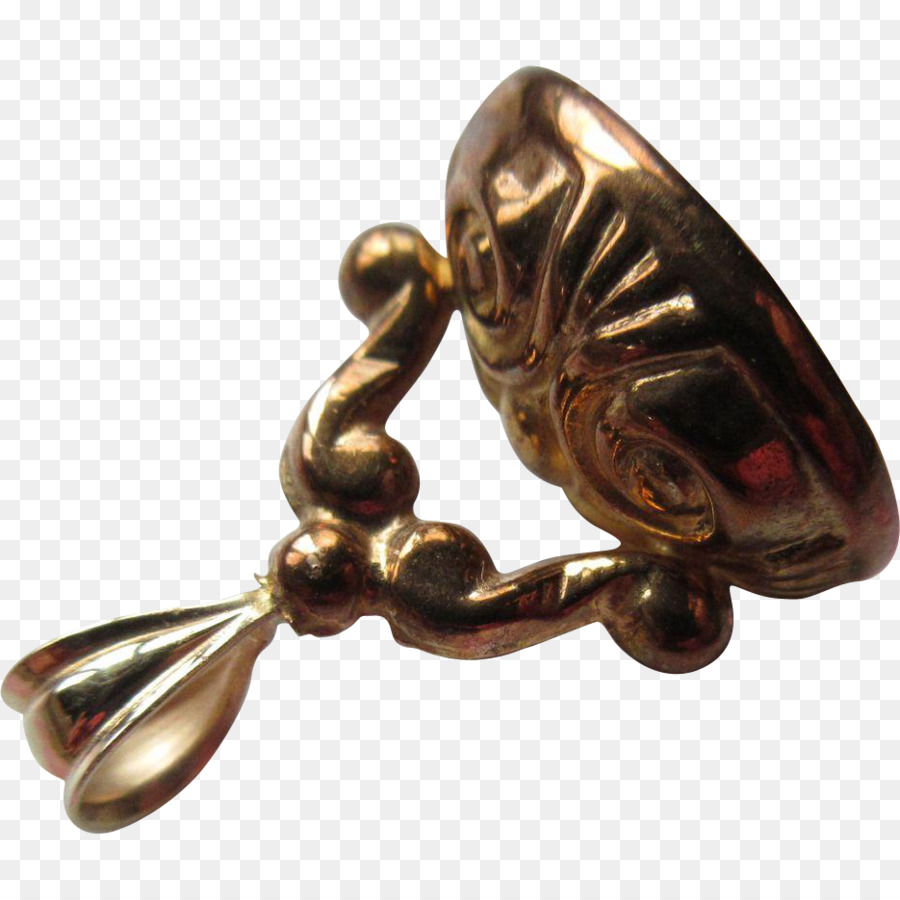 Ohrring-Körper-Schmuck 01504 Bronze - Siegellack Siegel