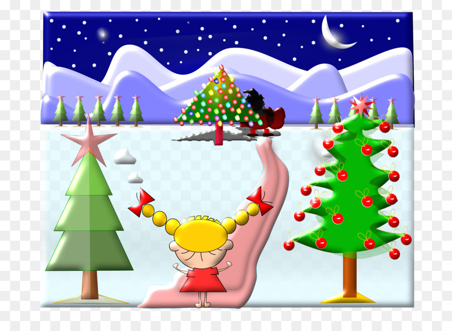 Albero di natale, ornamento di Natale Saluto & Carte di Nota - natale etichetta