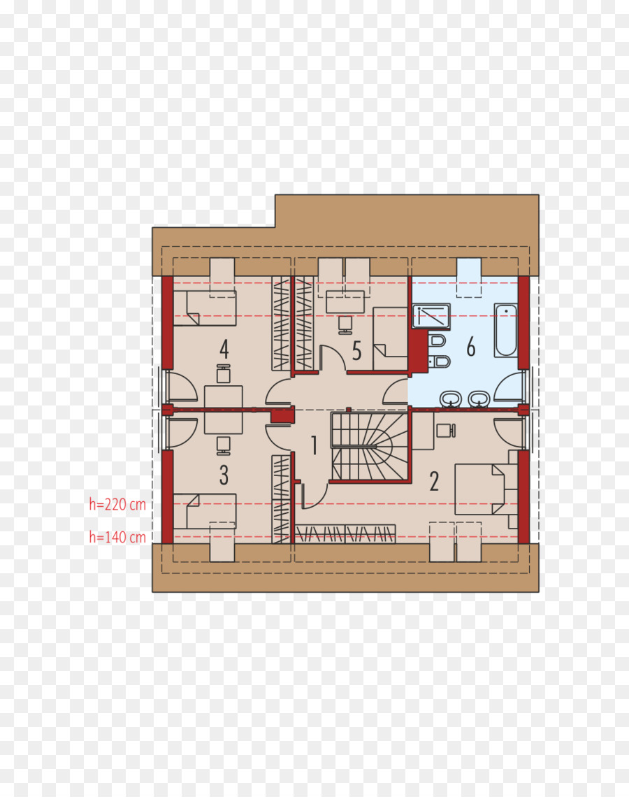 Wäscherei Zimmer Schlafzimmer Wohnzimmer Grundriss-Speisekammer - Grundstücke