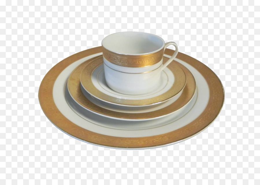 Untertasse Teller Kaffee Tasse Tisch Porzellan - Porzellan Geschirr