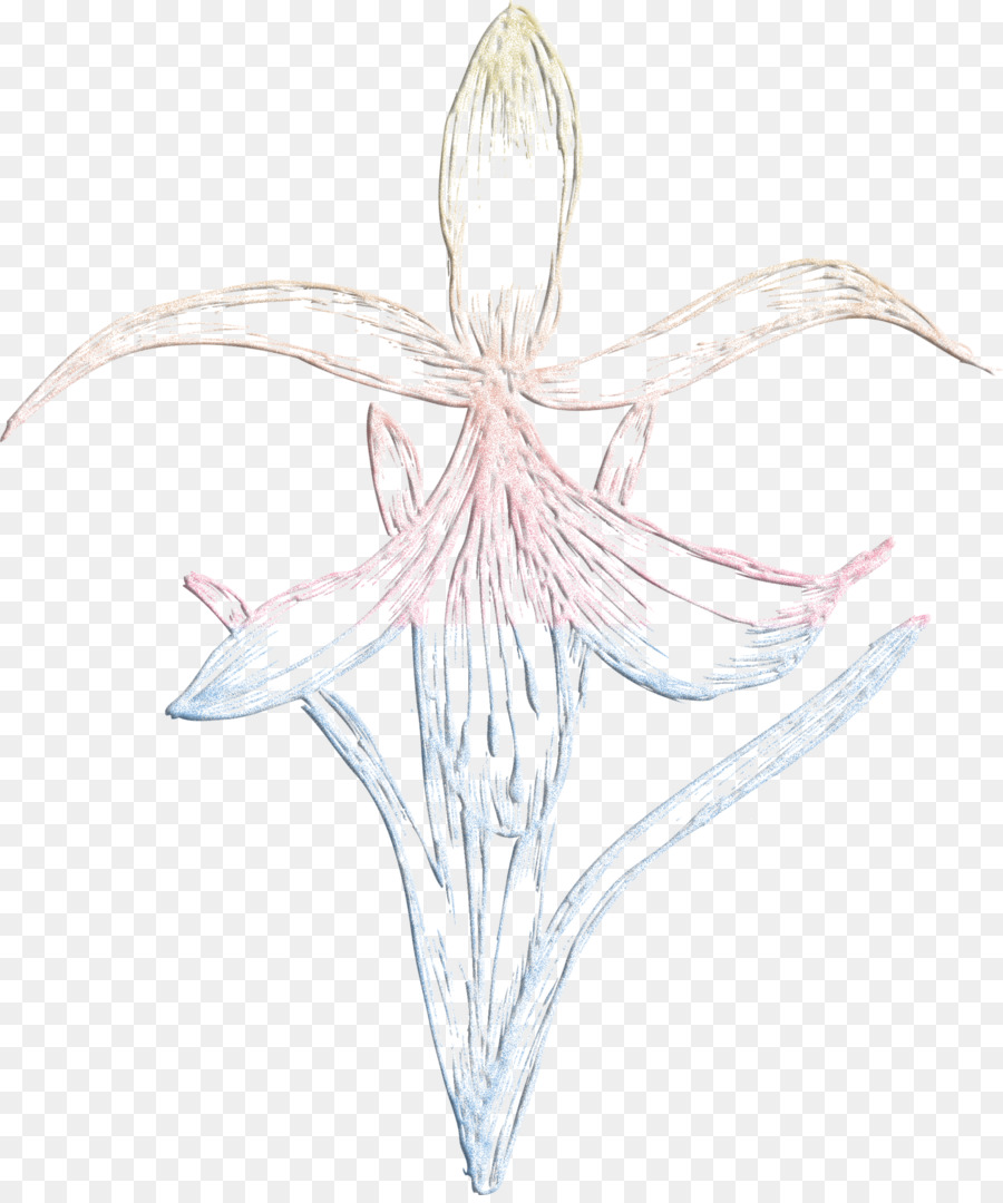 Blütenblatt Fee Zeichnung-Skizzenlinie - zarte Blumen