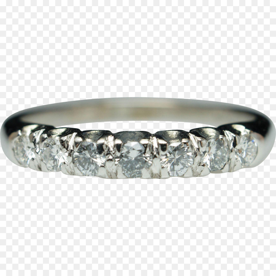 Anello di nozze di Platino Diamante - platino anello in platino