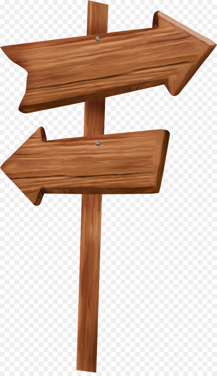 Wood Sign Arrow