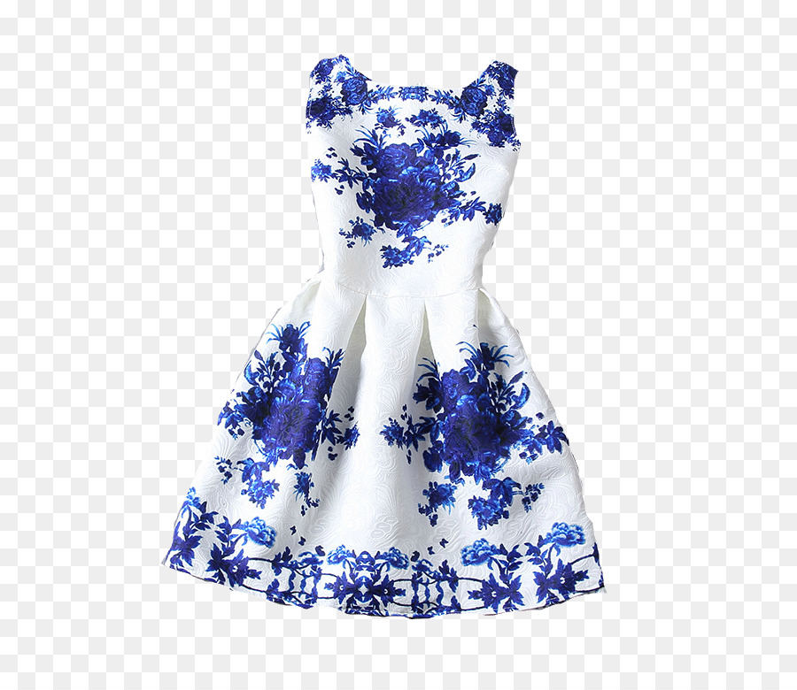 Kleid A-Linie Ausschnitt Kleidung Ärmelloses shirt - Kleid