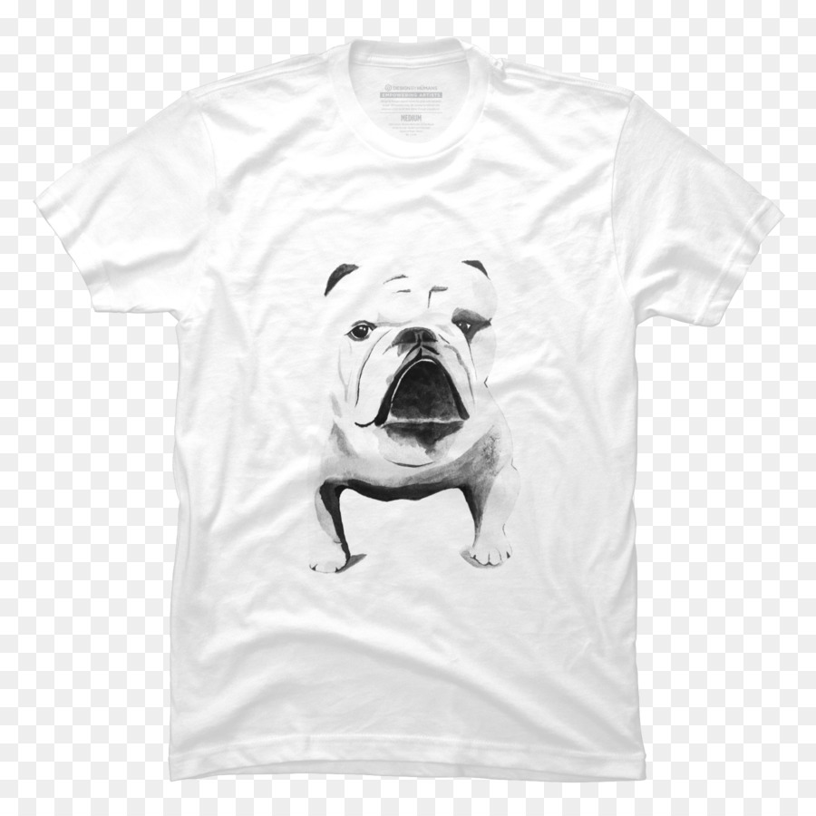 T-shirt Non-sporting group Design durch den Menschen Bulldogge Zeichnung - Bullen Hund