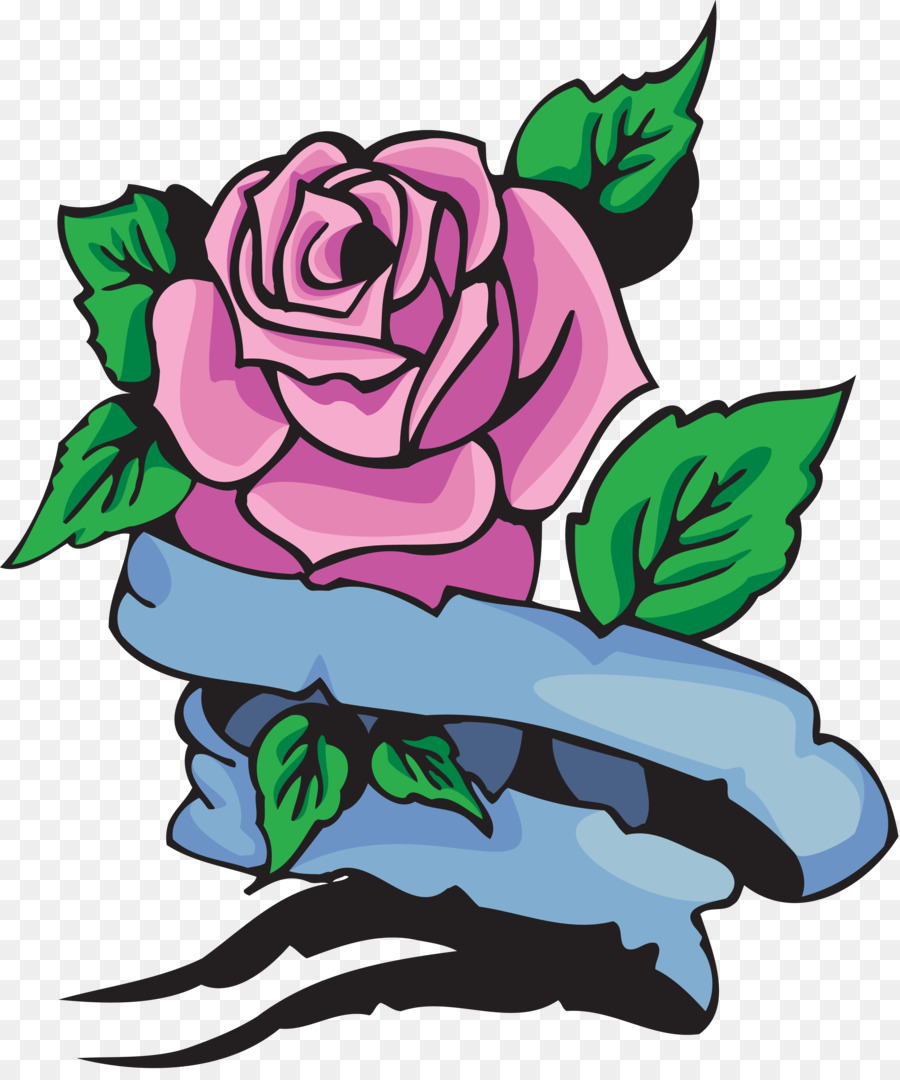 Garten Rosen T-shirt Rosa Ärmel - rosa Rosen