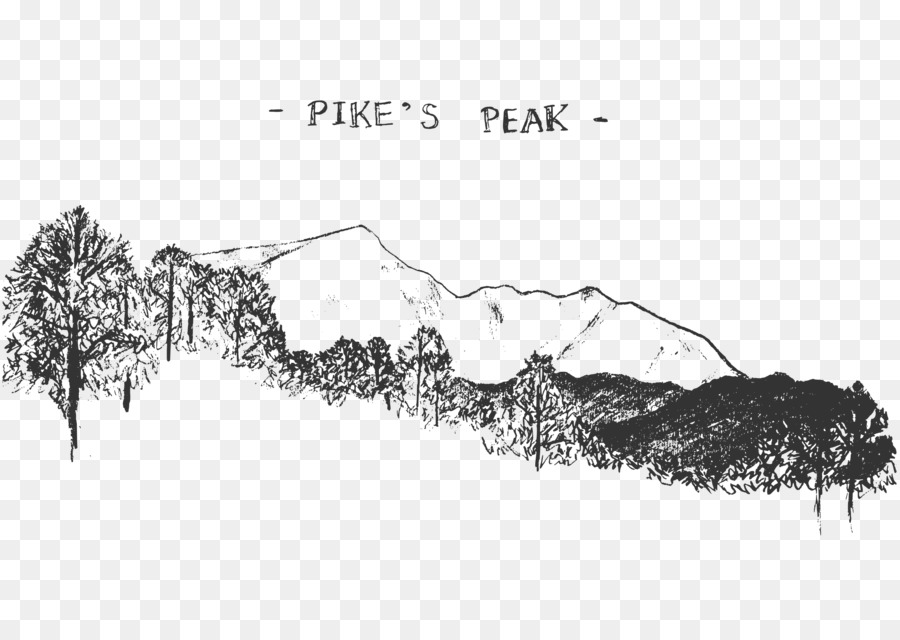 Pikes Peak Zeichnung Clip art - Spitzen Kapital