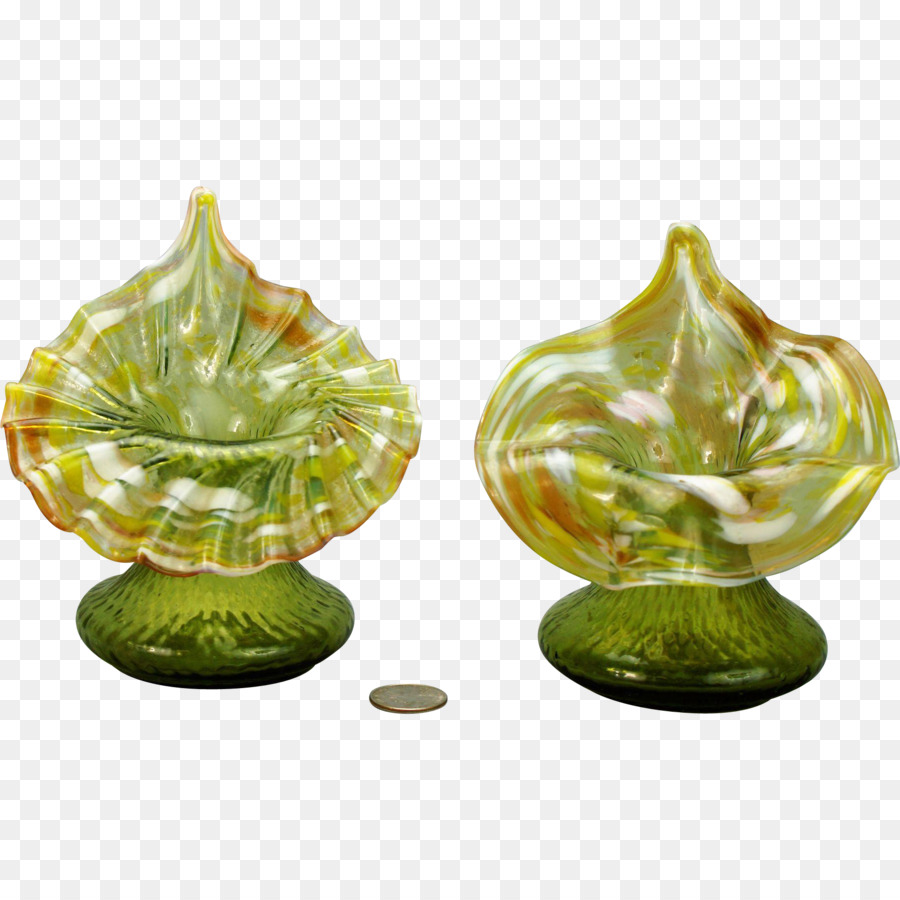 Vaso di Uranio vetro arte del Vetro di Fenton Art Glass Company - vaso