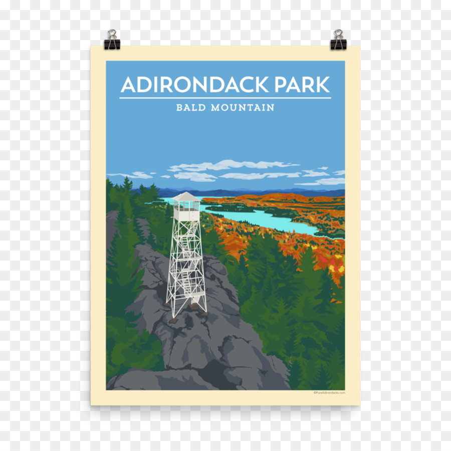 Adirondack Park Kahlen Berg Whiteface Mountain Adirondack High Peaks Poster - Sehenswürdigkeiten Poster
