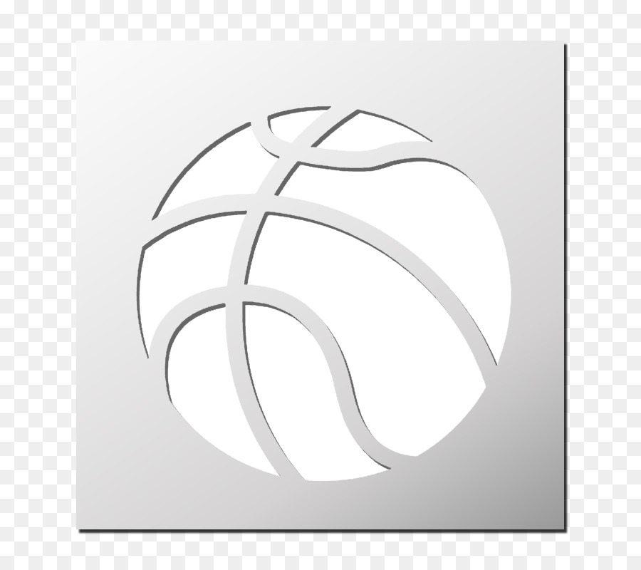 Stencil Sport Basket Silhouette - 3d decorazione