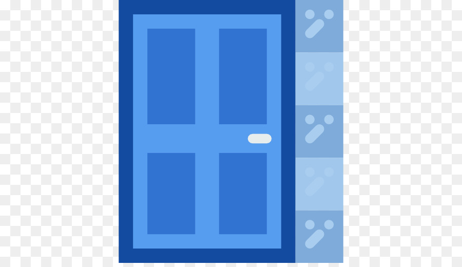 Bildschirm-Tür Blau - Tür