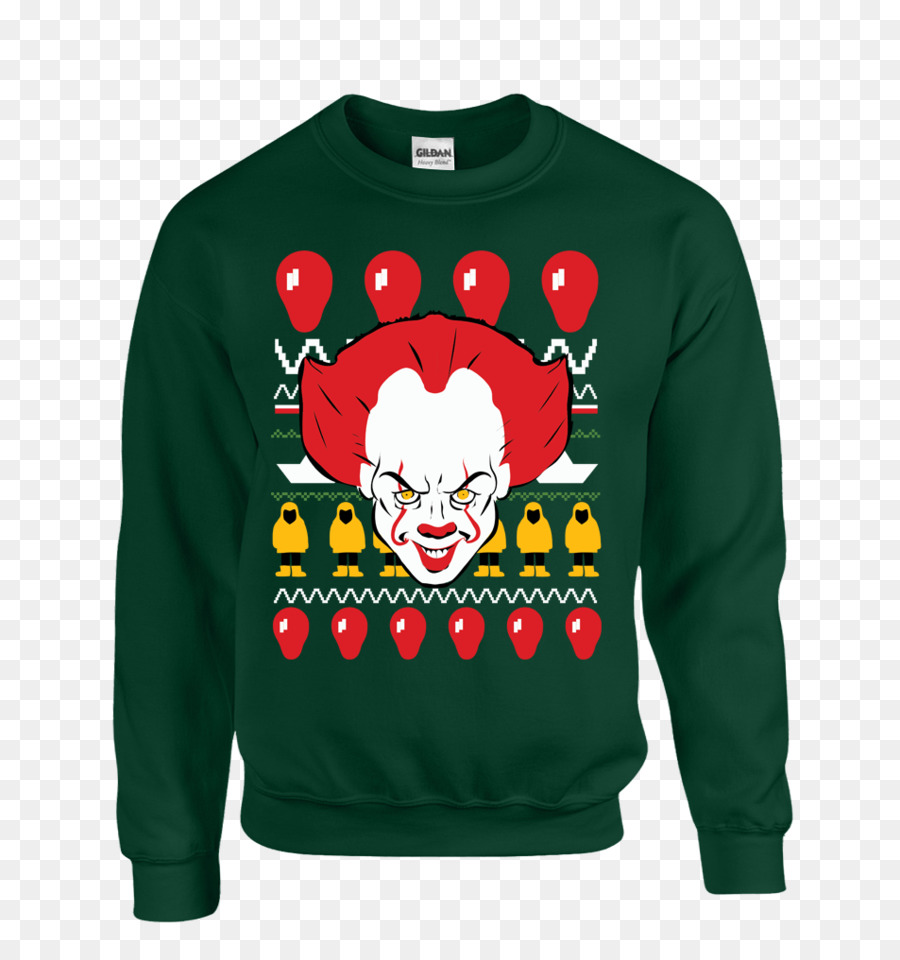 T-shirt-Pullover-Rundhals-Weihnachts-Pullover Hoodie - Pullover