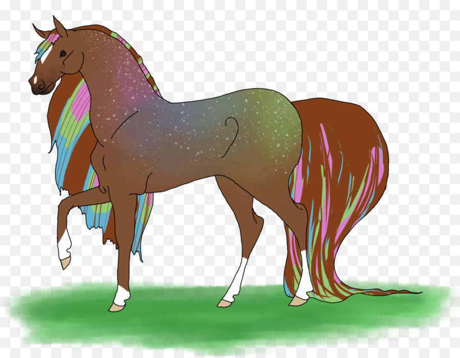 Bờm Mustang Ngựa Con Ngựa Pony - carnival đêm