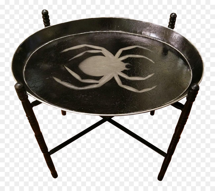 Tavolini Di Legno Della Mobilia - Dipinto a mano tela di ragno