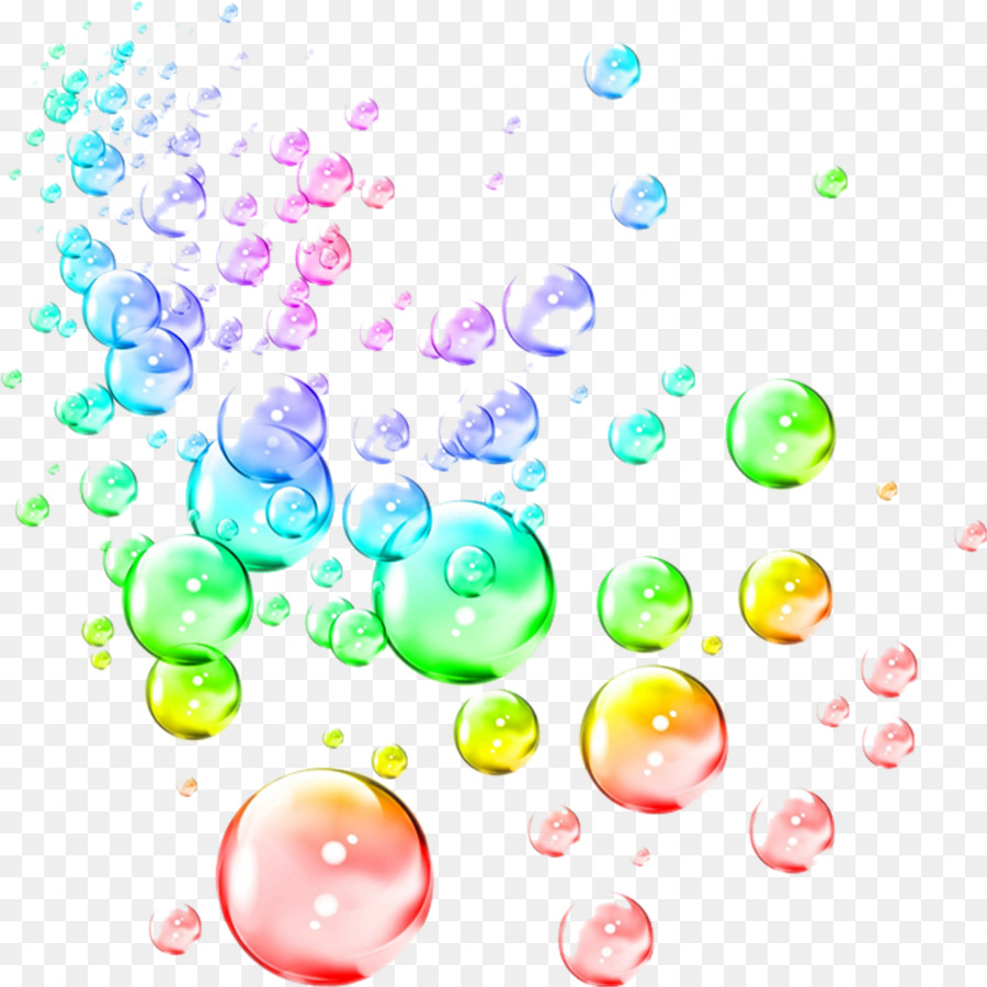 Seifenblase, Zeichnung Regenbogen-clipart - bunte Blasen