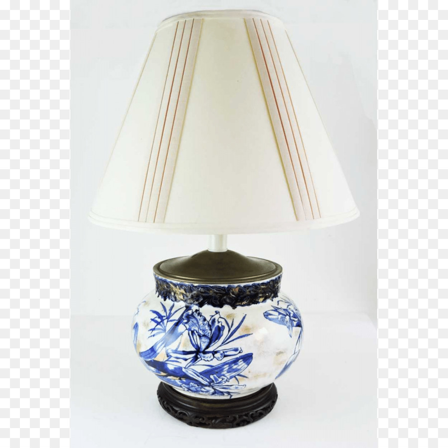 Luce Lampadario 19 ° secolo Moorcroft Modello - blu e bianco porcellana