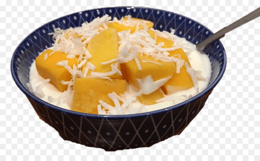 Vegetarische Küche, Joghurt, Frozen yogurt, Frühstück Dessert - Studenten gepressten mango Saft