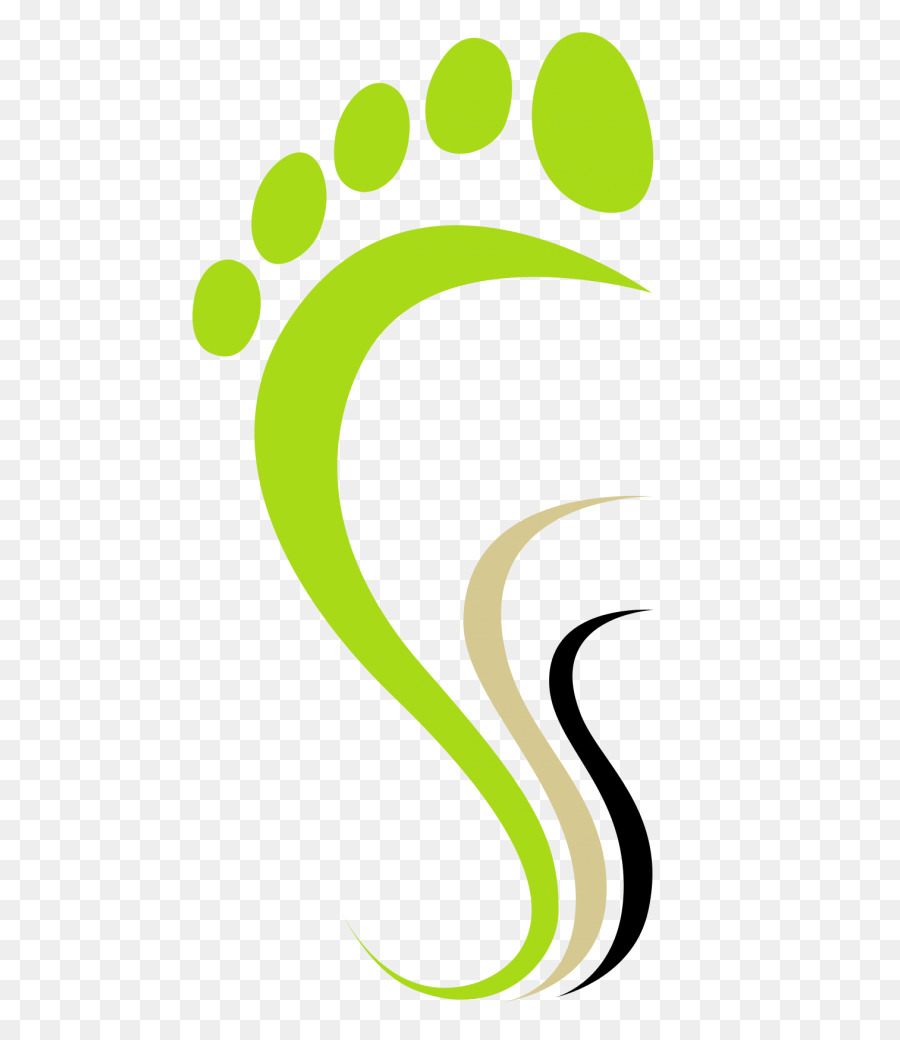 Fußreflexzonen-Logo-Therapie - Werbe Beschriftung