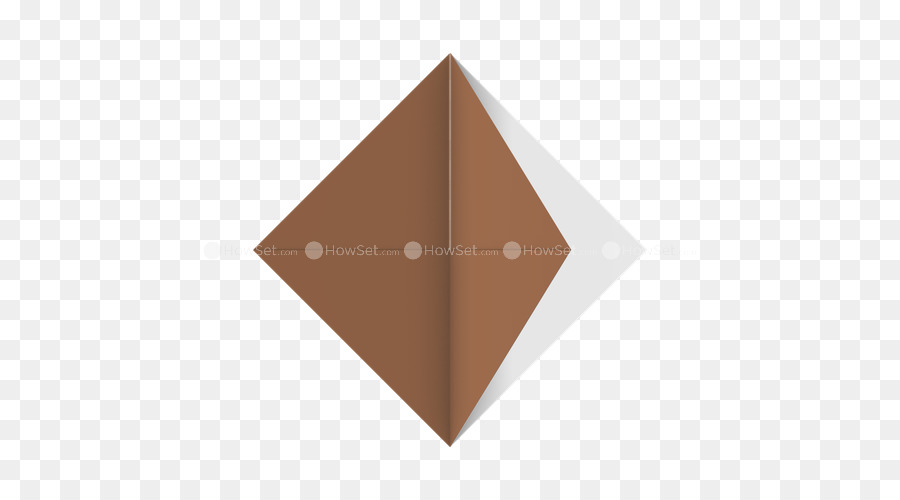 Carta Diagonale Origami Triangolo - da galline ovaiole