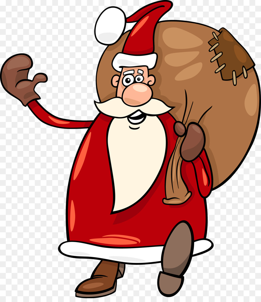 Weihnachtsmann Cartoon - Cartoon Santa Claus