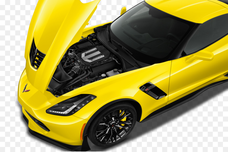 Supercar Chevrolet Corvette ZR1 (C6) Corvette Stingray - il motore dell'auto