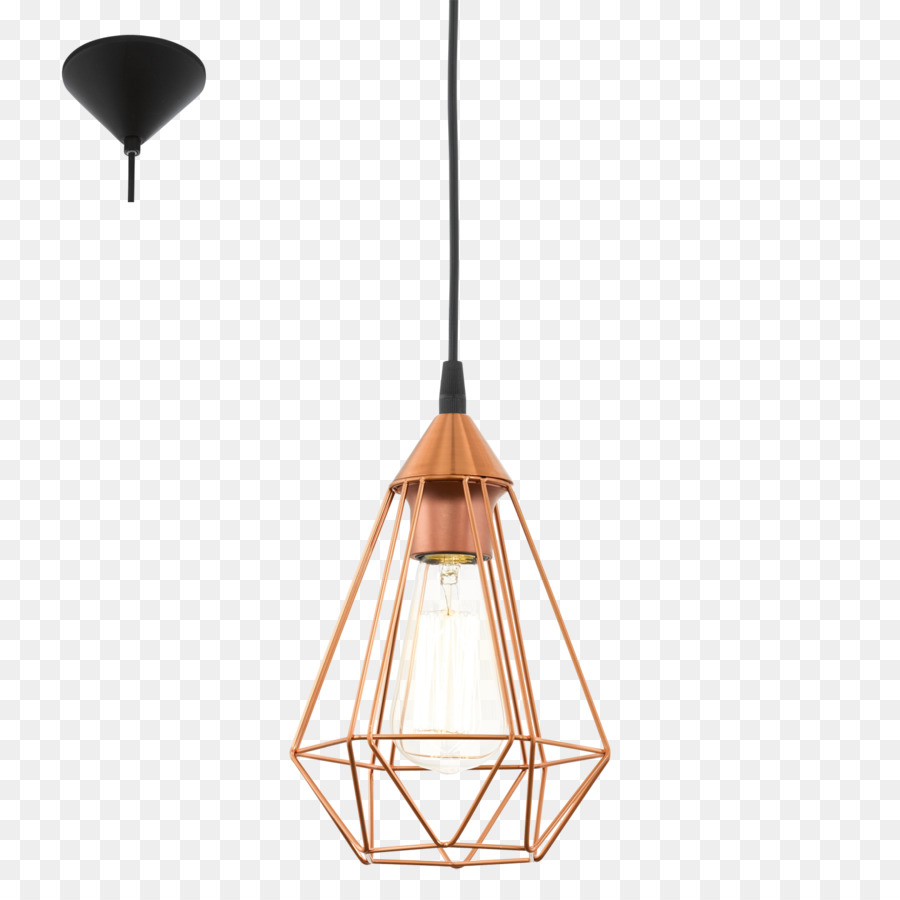 La lampada di Edison a vite Lampadario Plafond - rame