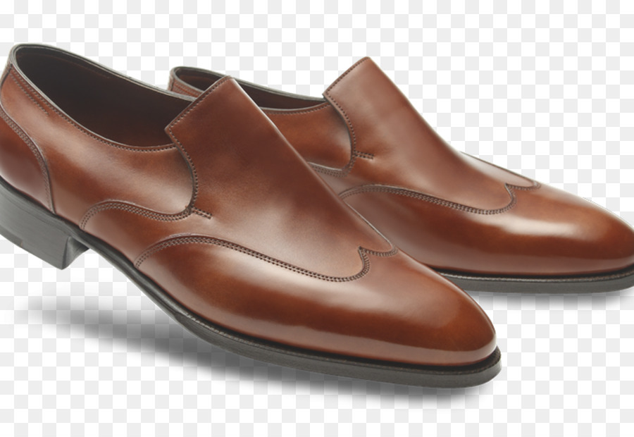 Slip-on-Schuh von John Lobb Bootmaker Kleid-Schuh-Leder - england Gezeiten Schuhe