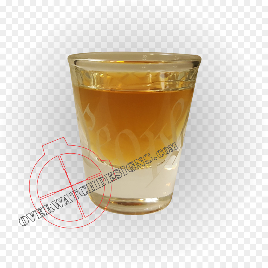 Vetri di colpo Tazza di Orzo tè Grog - mimose in vetro