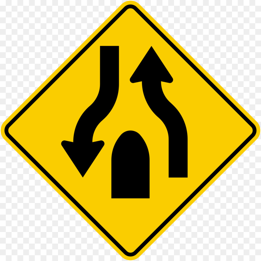 Verkehrszeichen Ein-Wege-Verkehr, Fahrprüfung Straße - Autobahn Zeichen