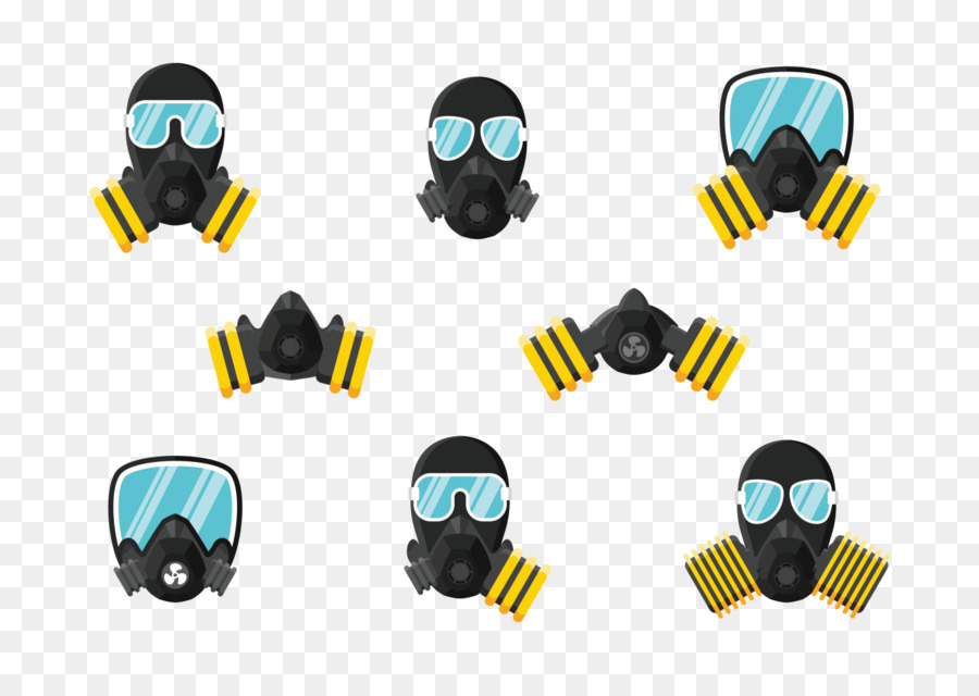 Gas maschera Respiratore Icone del Computer - Maschera a Gas